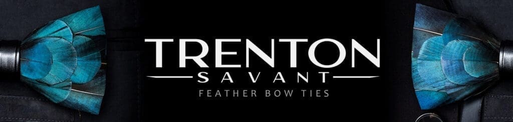 Trenton Savant Feather Bow Ties